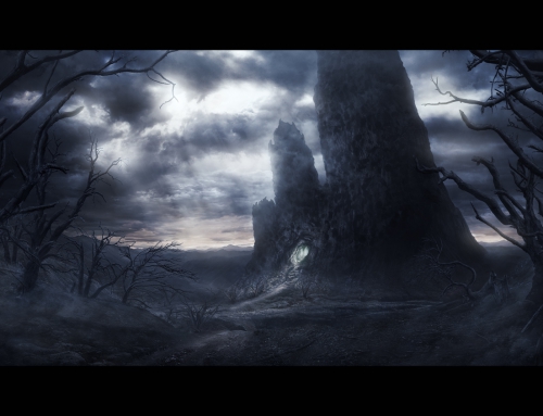 the black heart of the land | Matte Painting